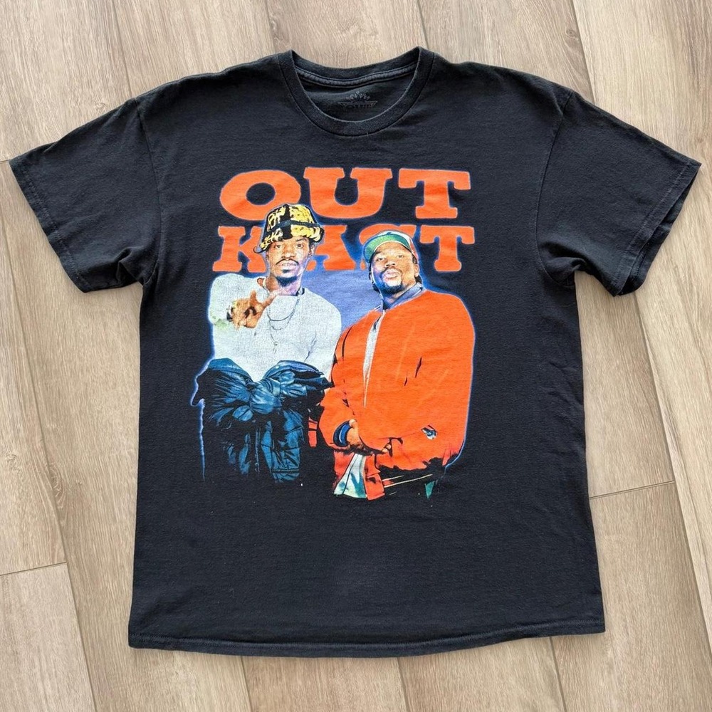 Outkast Big Boi and André 3000 Group Photo T-Shirt Size L
